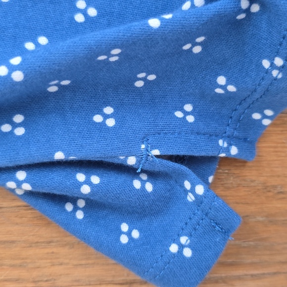 CROFT AND BARROW WOMEN'S PLUS SIZE BLUE & WHITE SHORT SLEEVES COTTON TOP SIZE 3X - Picture 11 of 12